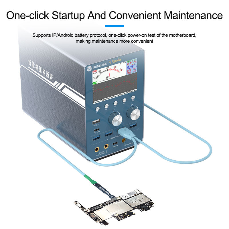 SUNSHINE P1 Pro Max Intelligent Regulated Power Supply Current Voltage Regulation Power Meter SUNSHINE P1 Pro Max Intelligent Regulated Power Supply Current Voltage Regulation Power Meter